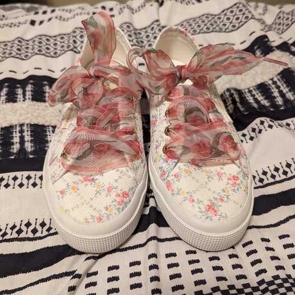 Superga Other - Girls Superga Love Shack Fancy floral shoe